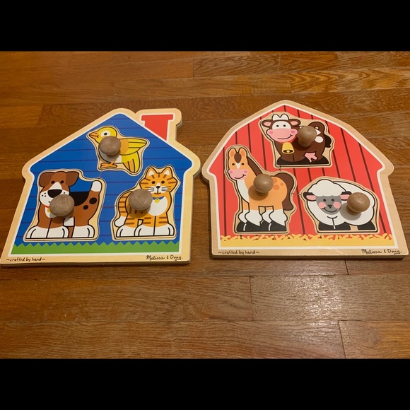 melissa and doug large knob puzzles
